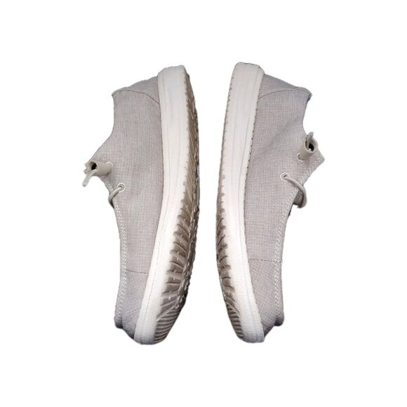 Hey Dude Wendy Shoes Womens Size 7 Chambray Slip On Comfort Lightweight Casual - Picture 3 of 10